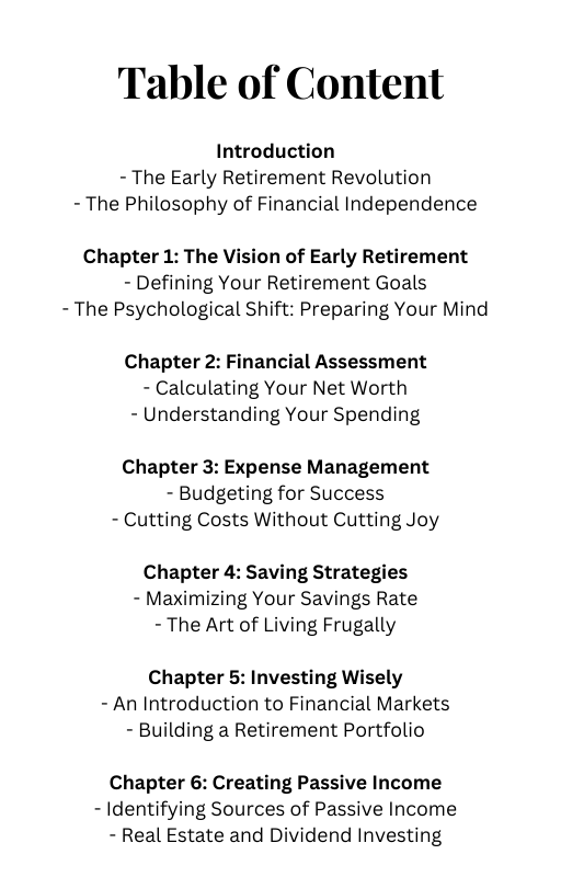 The 30-Year-Old Retiree: Blueprint to Quit Your Job and Live on Your Terms